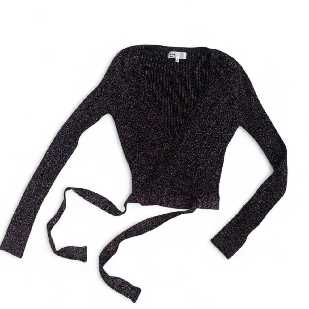 Unbranded Women's Black and Grey Crop-top